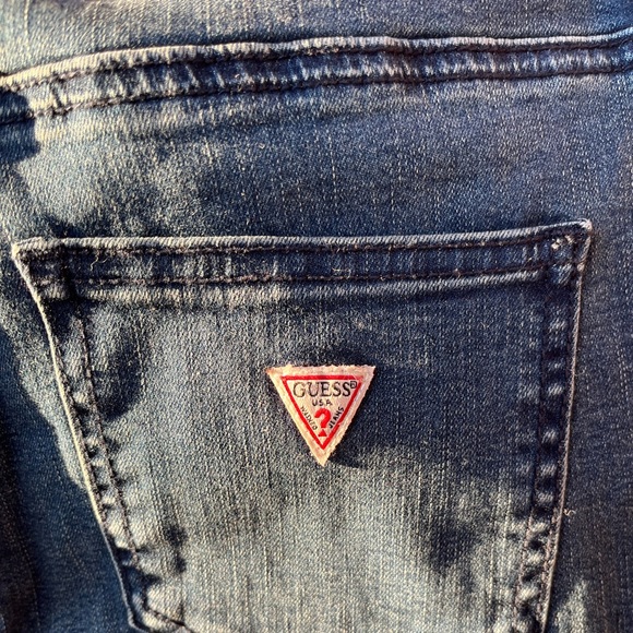 Dark Blue Mid-Rise Guess ▵ Jeans 👖 - Picture 10 of 14